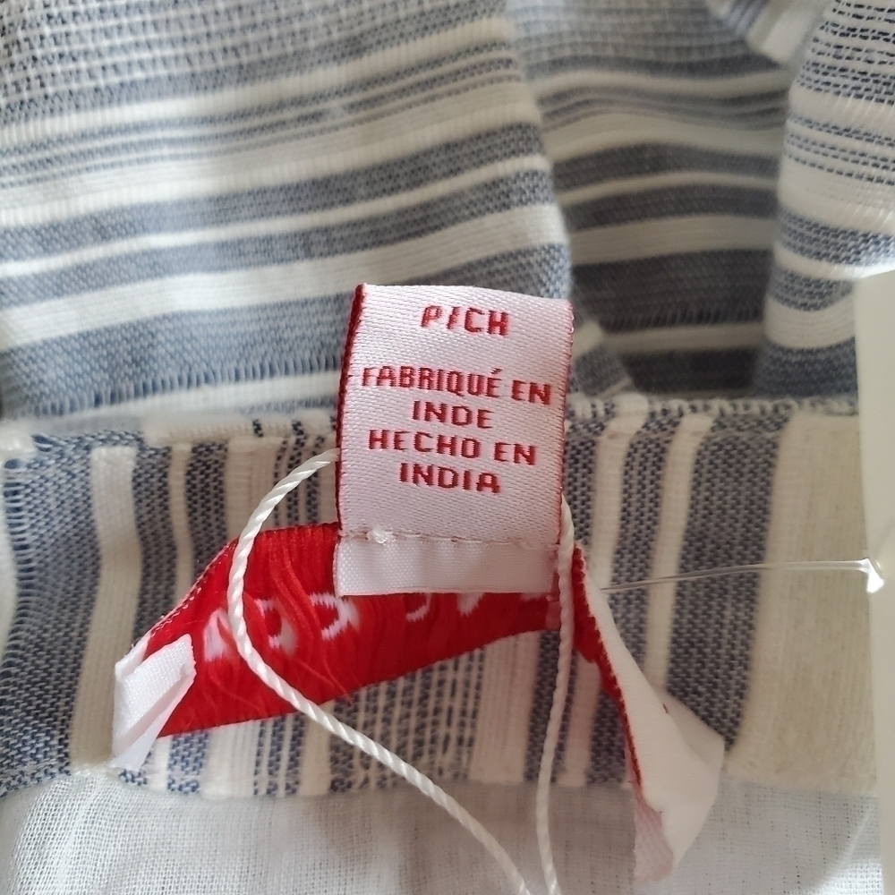 New Red Carter Emma Chambray Stripe Skirt NWT Small - Picture 12 of 15